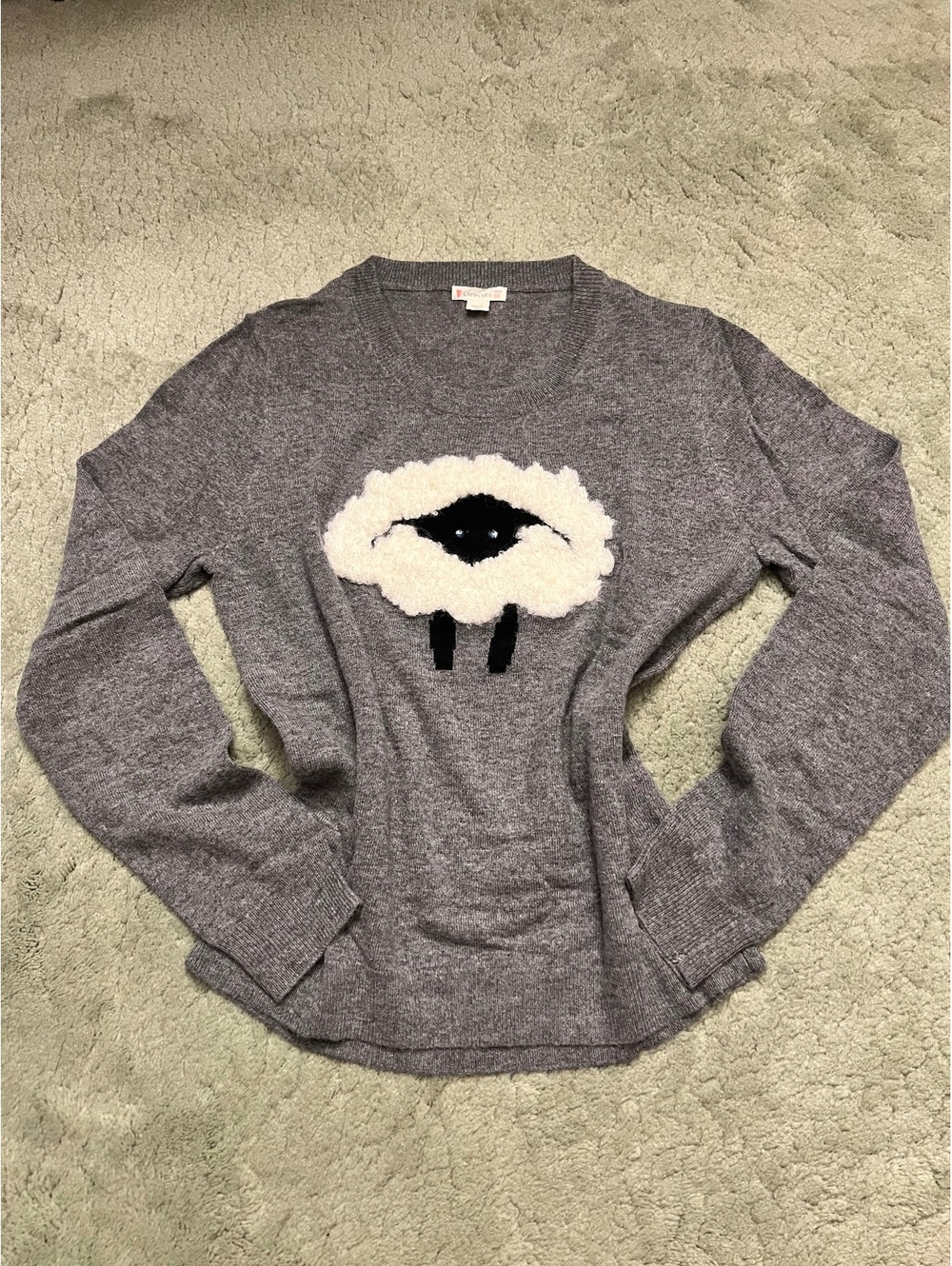 Euc Jcrew crewcuts girls sheep wool sweater
